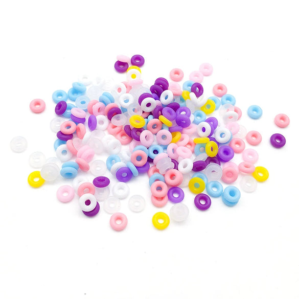 Silicone Ring Positioning Beads For Diy Bracelet Necklace With Epoxy Process