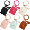 Silicone Woven Grid Stripe Keychain Wallet Card Bag Id Bag With Modern Simplicity Style