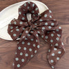 Silk And Polyester Acrylic Mesh Scarf Poll Dot Geometric Tie Dye Women Accessories