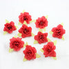 Silk Flower Handmade Small Rose Flower Head Flower Hairpin Wreath