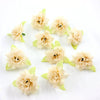 Silk Flower Handmade Small Rose Flower Head Flower Hairpin Wreath