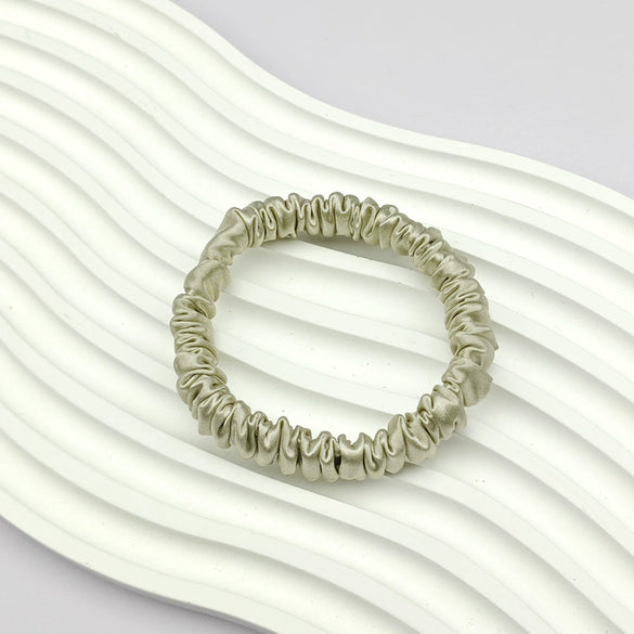 Silk Hair Accessories Handmade Round Head Rope Hair Band Hair Rope Hair Flower