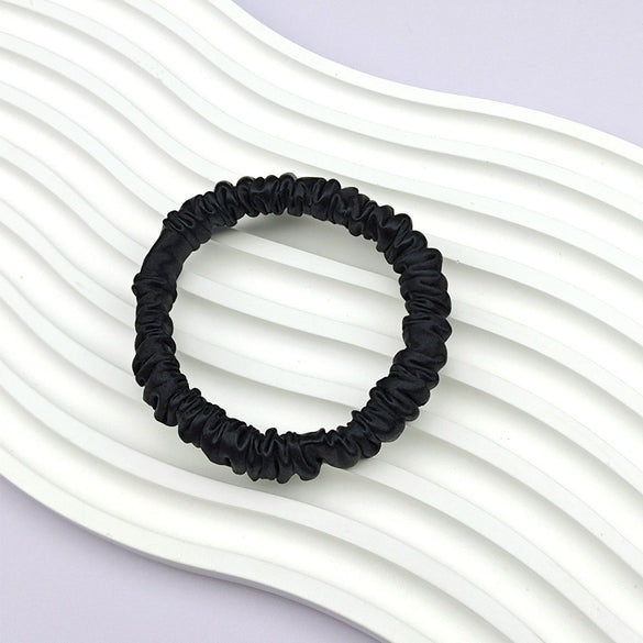 Silk Hair Accessories Handmade Round Head Rope Hair Band Hair Rope Hair Flower