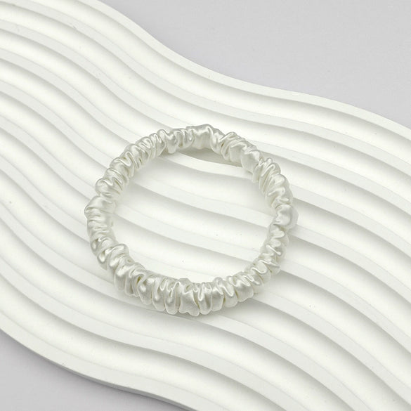 Silk Hair Accessories Handmade Round Head Rope Hair Band Hair Rope Hair Flower