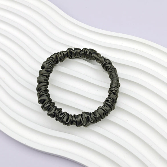 Silk Hair Accessories Handmade Round Head Rope Hair Band Hair Rope Hair Flower