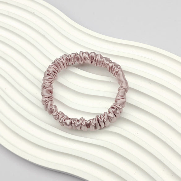 Silk Hair Accessories Handmade Round Head Rope Hair Band Hair Rope Hair Flower