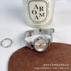 Silver Alloy Bracelet Watch For Women Fashion Elegant Style