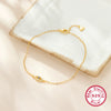 925 Silver Bracelet For Women With Diamonds And Cartoon Character Devil's Eye Simple High End Hand Jewelry