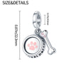 925 Silver Copper Plated Pendant Bone And Pot Shape Animal Original Design Dripping Oil Style