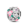 925 Silver Copper Plated Plant Daisy Avocado Sunflower Pendant Jewelry With Dripping Oil Design