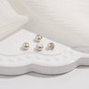 925 Silver Crescent And C Shape Wrap Buckle Jewelry Material With Electroplating