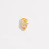 925 Silver Doublesided Flower Spring Joint Buckle Jewelry Connection Lobster Clasp Buckle Inlaid Zircon