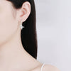 925 Silver Earrings With Star Design And Electroplating Process