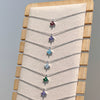 925 Silver Flower Pendant Clavicle Chain Necklace For Women Electroplated