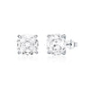 925 Silver Flower Shaped Rose Cut Flash Diamond Earrings For Women With Princess Style And Set With Diamonds Processing