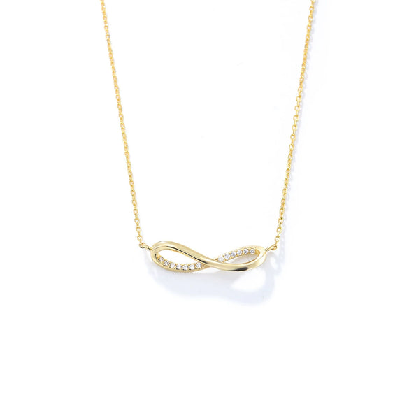 Silver Geometric Diamond Ring Pendant Necklace For Women