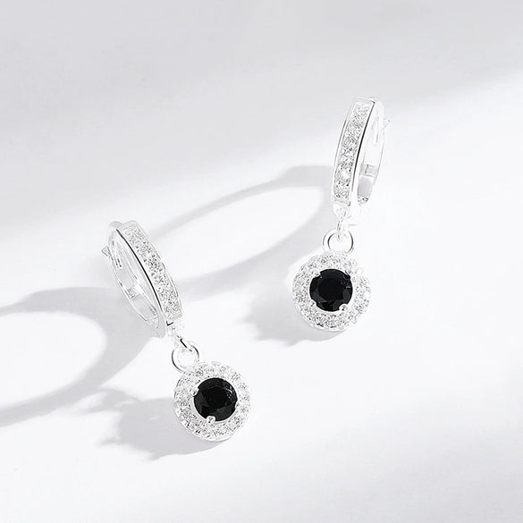Silver 925 Geometric Light Luxury Style Electroplated Earrings