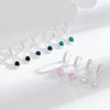 Silver 925 Geometric Light Luxury Style Electroplated Earrings