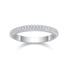 925 Silver Geometric Moissanite Ring Set With Diamonds For Women