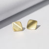 Silver Geometric Simple Retro Style Electroplated Earrings For Women