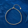 Silver Geometric Square Tube Bracelet For Women