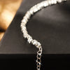 Silver Geometric Vintage Niche Design Electroplated Bracelet For Women