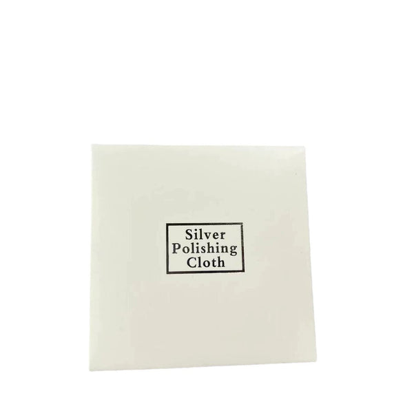 Silver Jewelry Maintenance Doublesided Velvet Cleaning Cloth Square Packaging
