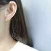 Silver Jewelry S925 Sterling Silver Geometric Oval Earrings For Women
