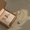 Silver Jewelry 925 Silver Geometric Emerald Cut Rectangular Pagoda Earrings Electroplated Unisex