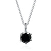 Silver Moissanite Necklace Set With Precious Stones Animals Zodiac Round Shape For Women