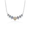 Silver Moissanite Pendant Necklace For Women Set With Gems In Animal Zodiac Style And Round Shape