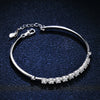 925 Silver Natural Style Moissanite Women's Bracelet