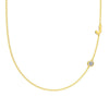 Silver 925 Necklace Geometric Letter Shape Electroplated Women's Clavicle Chain Jewelry