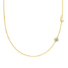 Silver 925 Necklace Geometric Letter Shape Electroplated Women's Clavicle Chain Jewelry