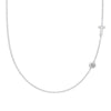 Silver 925 Necklace Geometric Letter Shape Electroplated Women's Clavicle Chain Jewelry