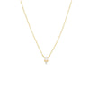 Silver 925 Necklace Simple Clavicle Chain With Shell Beads And French Pendant Electroplating For Women