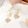Silver Needle Fruit And Geometric Style Stud Earrings