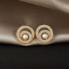 Silver Needle Metal Heart Plain Hoop Earrings Elegant Cold Style Electroplated For Women
