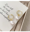 Silver Needle Zircon Pearl Earrings With Real Gold Plating Love Flower Tassel Heart Geometric Shape Fashion Style