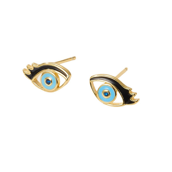 Silver Oildropping Geometric Women's Earrings