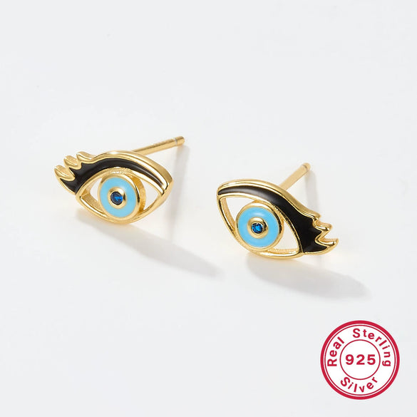 Silver Oildropping Geometric Women's Earrings