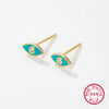 Silver Oildropping Geometric Women's Earrings