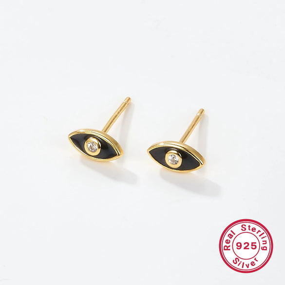 Silver Oildropping Geometric Women's Earrings