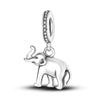Silver Plated Beaded Accessories Animal Bracelet Necklace Pendant With Dripping Oil Design