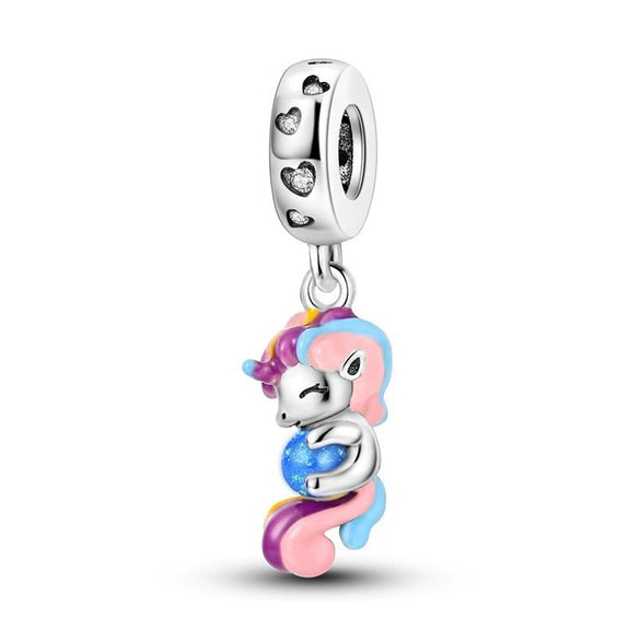 Silver Plated Beaded Accessories Animal Bracelet Necklace Pendant With Dripping Oil Design