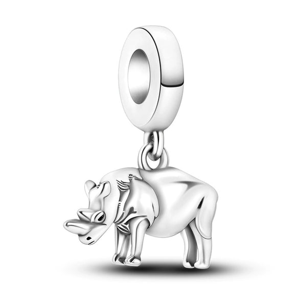 Silver Plated Beaded Accessories Animal Bracelet Necklace Pendant With Dripping Oil Design