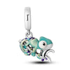 Silver Plated Beaded Accessories Animal Bracelet Necklace Pendant With Dripping Oil Design
