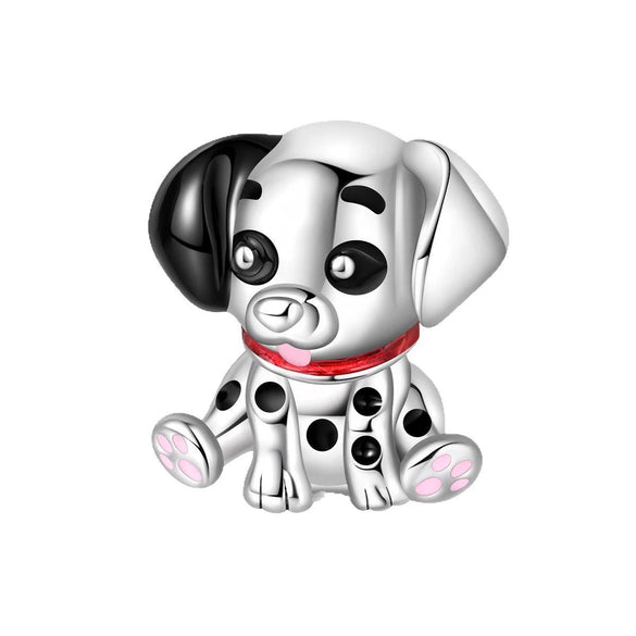 Silver Plated Copper Charm Pendant Beads Diy Accessories With Dripping Oil Style Oneeyed Monster Rabbit Koala Shapes