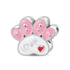 Silver Plated Diy Jewelry Beaded Accessories Bracelet With Cute Pet Rabbit Bear Pendant And Dripping Oil Design