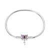 Silver Plated Life Tree Chrysanthemum Bow Bracelet Diy Jewelry Pendant Beads Accessories
